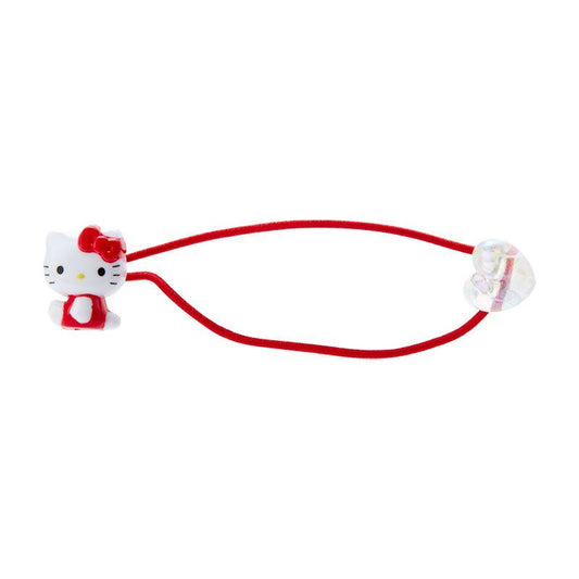 Hello Kitty Hair Tie Sweetheart Ponytail Holder Sanrio Japan (white)