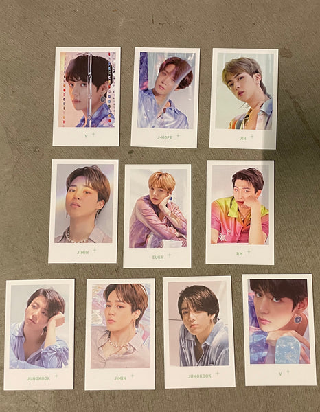 BTS Photo Card Set of 10 scrapbooking