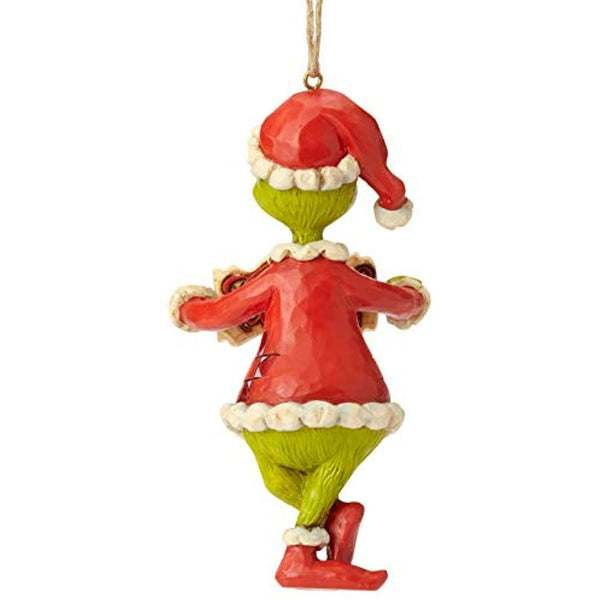 Jim Shore Grinch Christmas Ornament Naughty & Nice Spinner Sign Collectible
