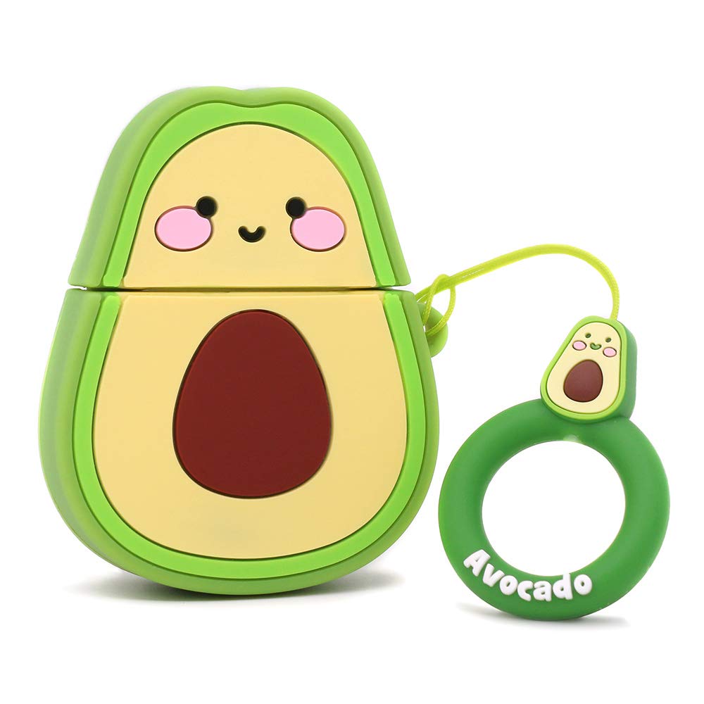 Avocado Airpod Case Silicone Cover Keychain Kawaii Accessories