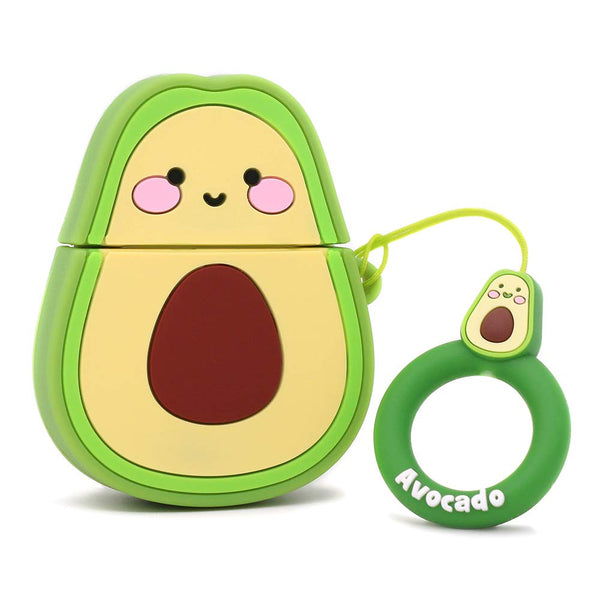Avocado Airpod Case Silicone Cover Keychain Kawaii Accessories