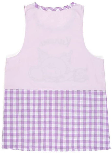 Kuromi Apron with 2 Pockets Washable Sanrio Japan