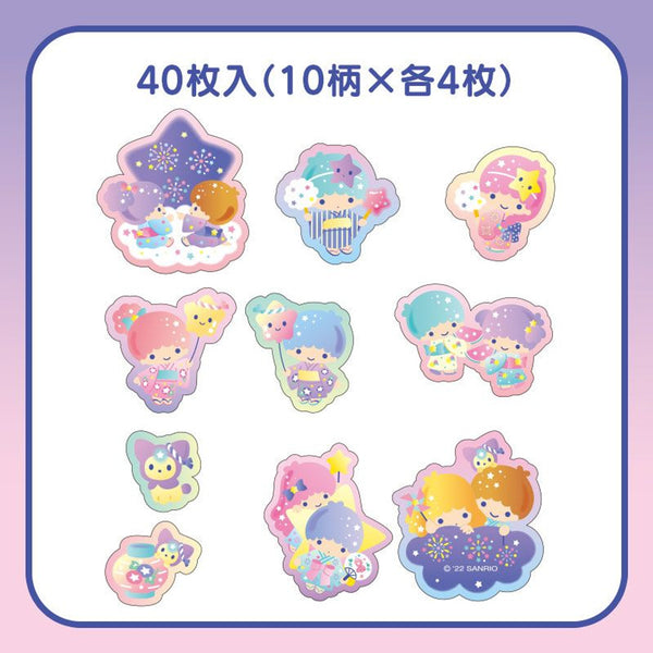 Little Twin Stars Flake Stickers Japanese Style Sanrio Stationery