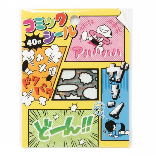 Comic Bubble Stickers Mind Wave Japanese Stationery