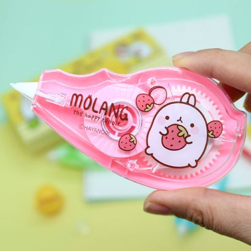 Molang Correction Tape white 5mm Bunny Kawaii Stationery