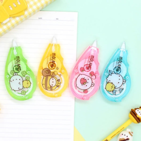 Molang Correction Tape white 5mm Bunny Kawaii Stationery