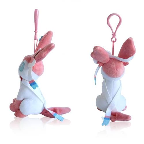 Pokemon Sylveon Plush Backpack Clip Keychain Nintendo Toys