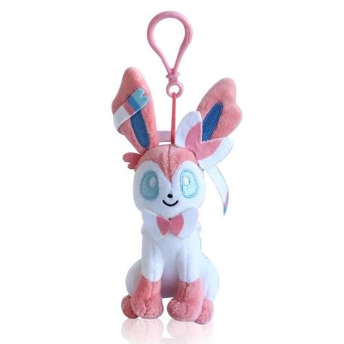 Pokemon Sylveon Plush Backpack Clip Keychain Nintendo Toys