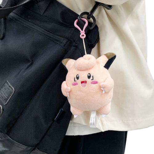 Pokemon Clefairy Plush Backpack Clip Keychain Nintendo Toys