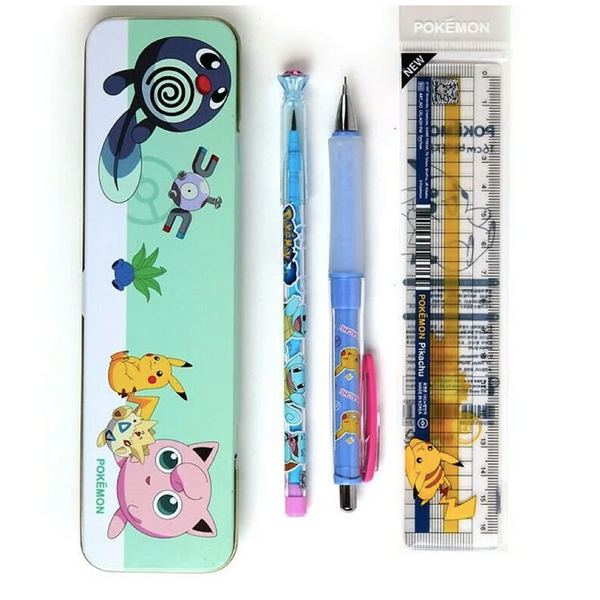Pokemon Stationery Gifts Set Pencil Case Ruler School Supply (1 random)