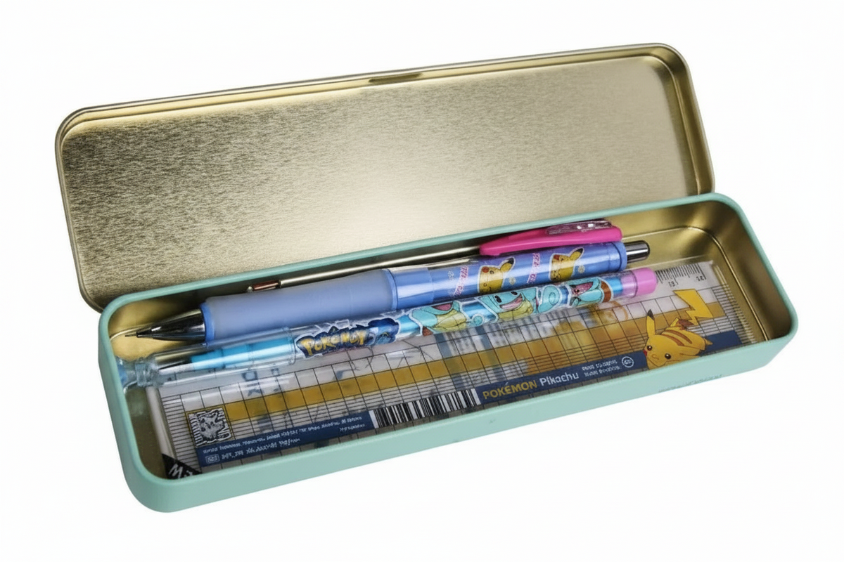 Pokemon Stationery Gifts Set Pencil Case Ruler School Supply (1 random)
