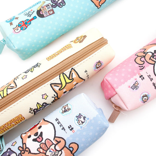 Shiba Inu Pencil Case Multi-Purpose Pouch (1 random)