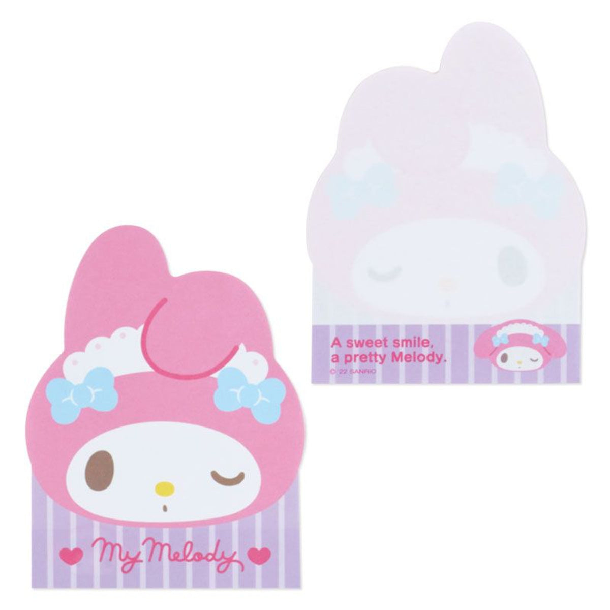 My Melody Memo Pad Diecut Sticky Notes Sanrio Stationery (1 pack)