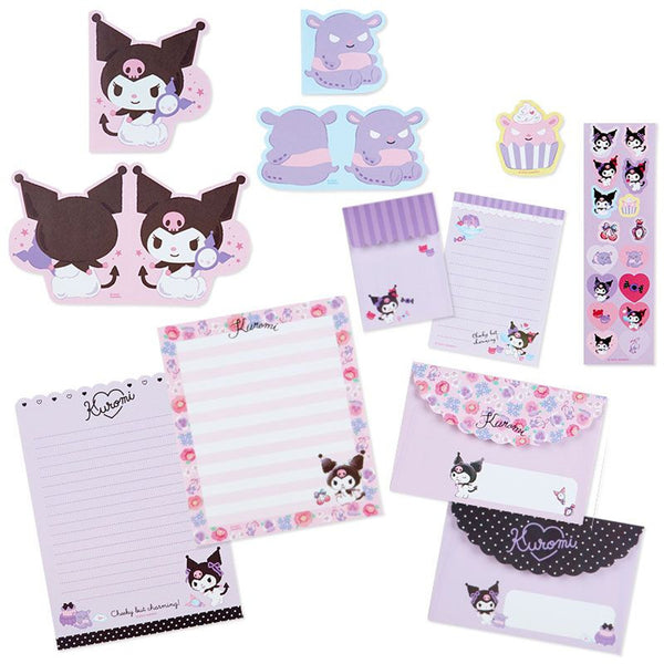 Kuromi Variety Letter Set with Stickers Sanrio Stationery (1 set)