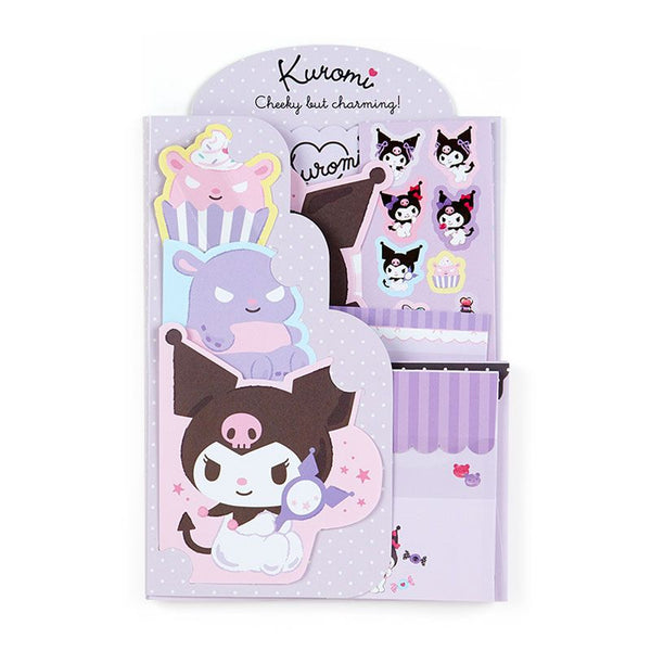 Kuromi Variety Letter Set with Stickers Sanrio Stationery (1 set)