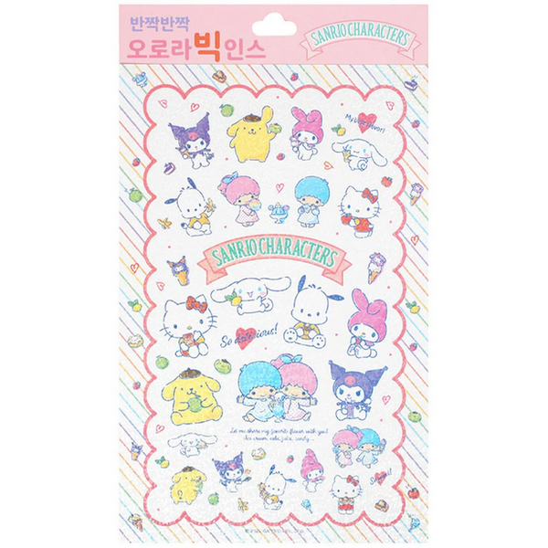 Sanrio Characters Aurora Stickers Holographic Kawaii Stationery