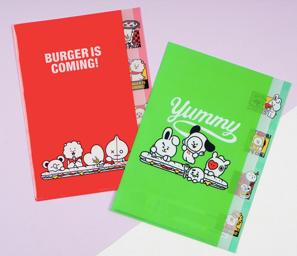 BTS BT21 Index File Folder K-Pop Stationery Line Friends (1 file)