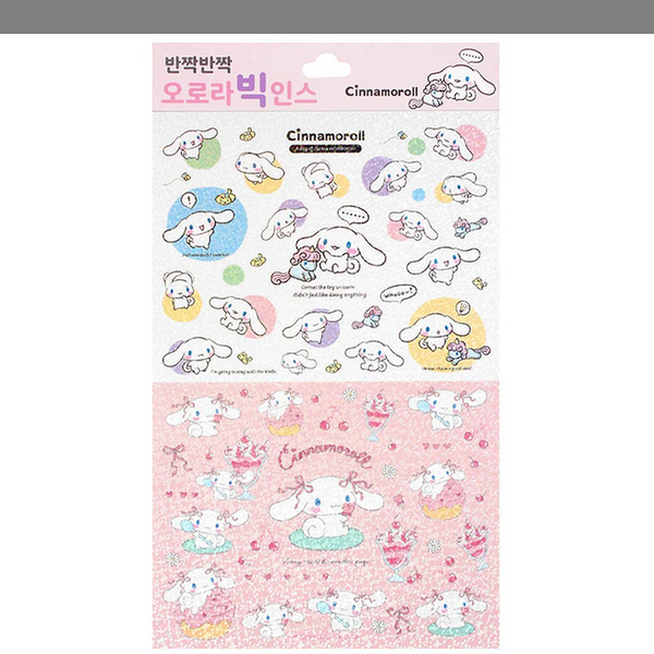 Sanrio Characters Aurora Stickers Holographic Kawaii Stationery