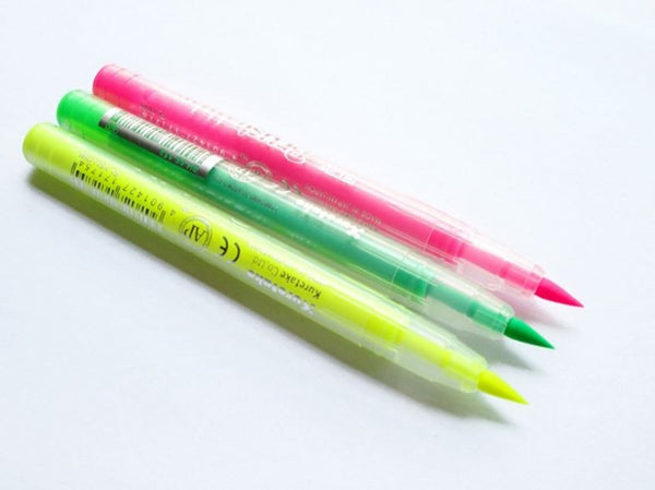 Kuretake Zig Highlighter Pen Neon Color Marker Japanese Stationery