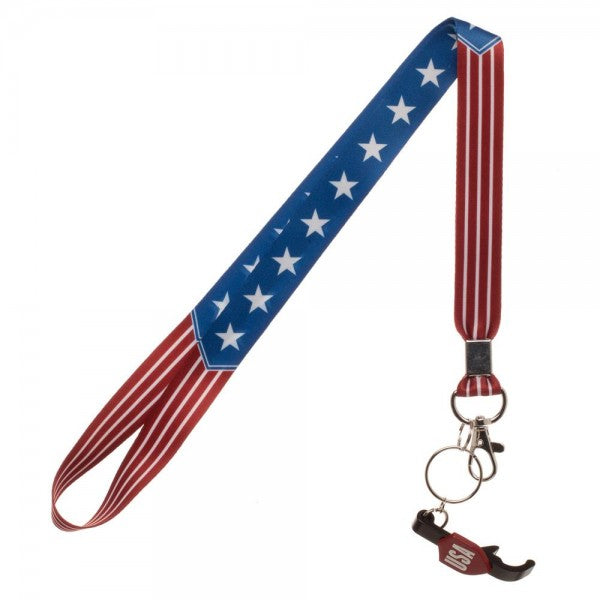 Americana Usa Lanyard with Bottle Opener