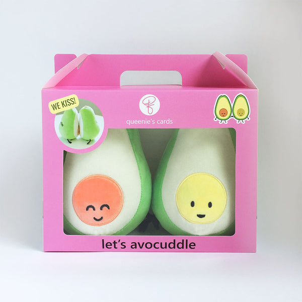 Avocado Couple Plush Toy Set: Let's Avocuddle Gifts for her