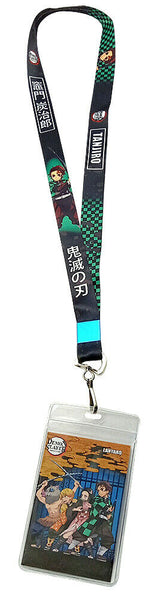 Demon Slayer Lanyard Tanjiro Kamado ID Badge Holder
