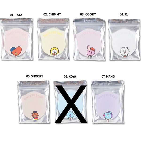 6 x BTS Memo Pads BT21 Assorted K-Pop Stationery Line Friends