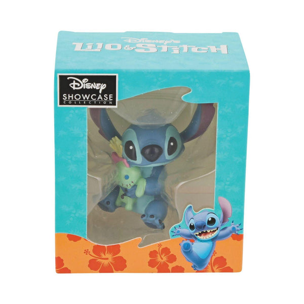 Stitch Holding Scrump Disney Showcase Mini Figurine in Gift Box