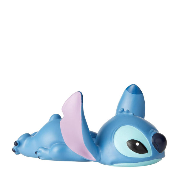Stitch Laying Down Disney Showcase Mini Figurine in Gift Box