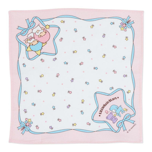 Little Twin Stars Handkerchief and Case Set Sanrio Japan