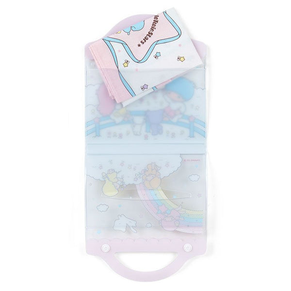 Little Twin Stars Handkerchief and Case Set Sanrio Japan