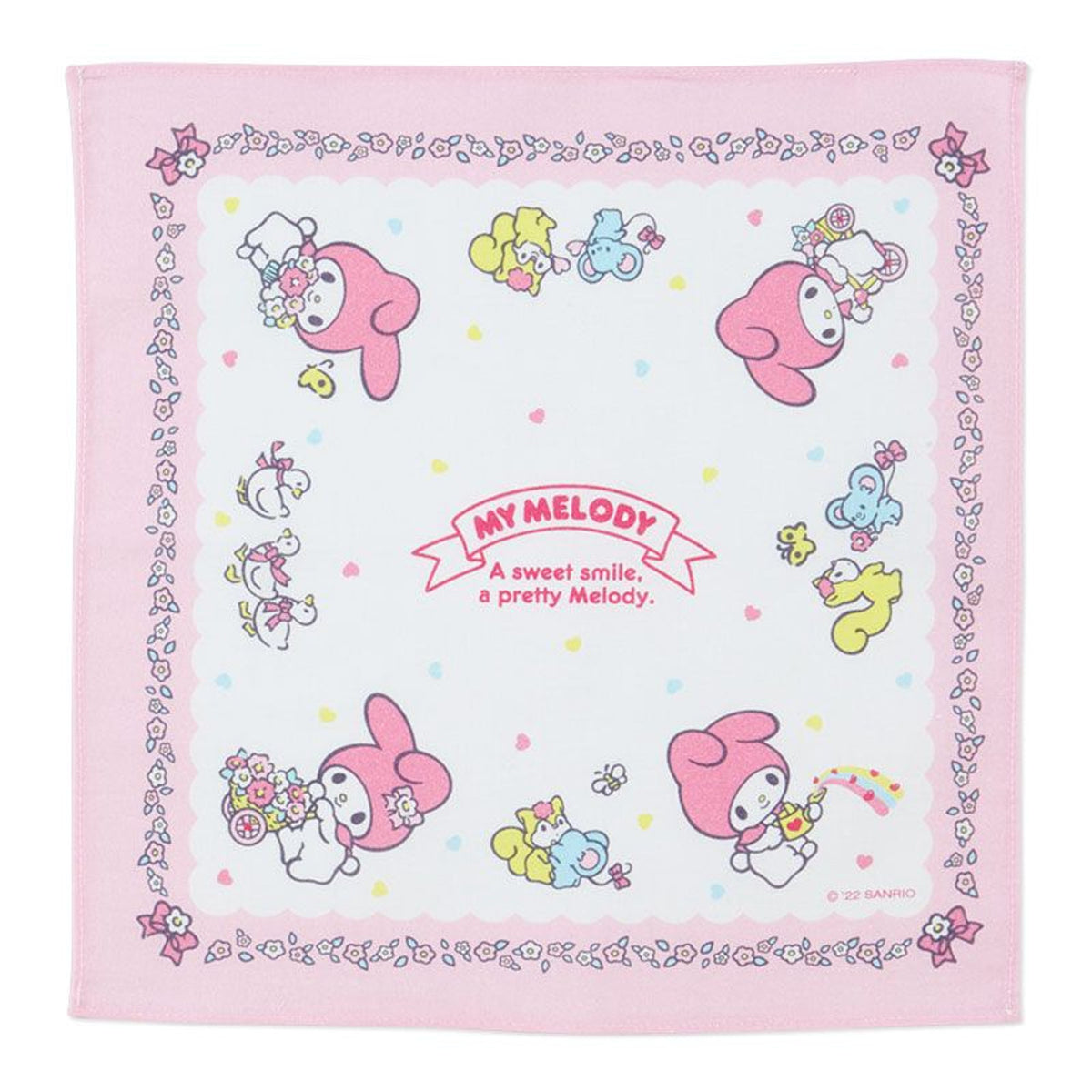 My Melody Handkerchief and Case Set Sanrio Japan