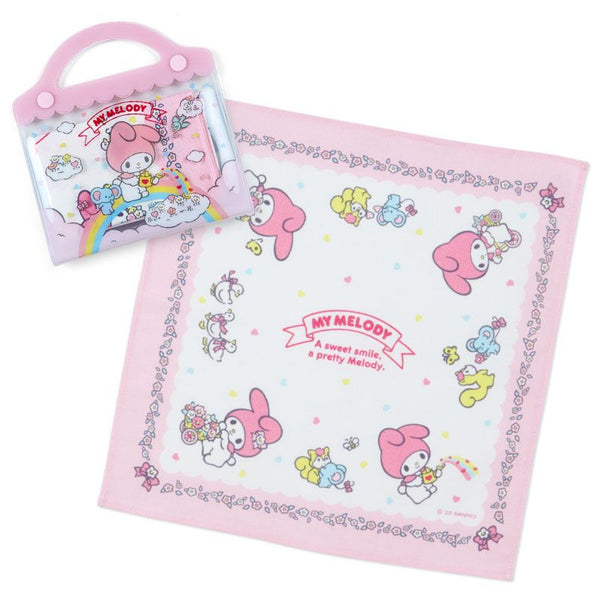 My Melody Handkerchief and Case Set Sanrio Japan