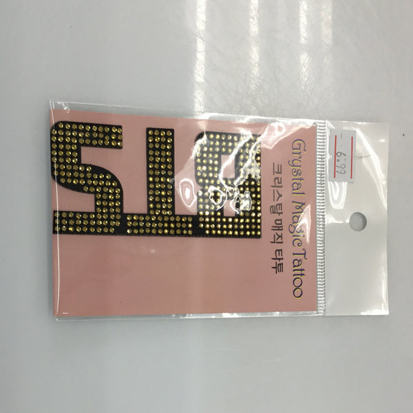 BTS Crystal Sticker Temporary Tattoo Bangtan Boys