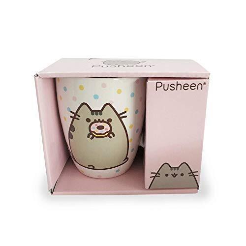 Pusheen Donut Mug in GIft Box Cat Stoneware Coffee Cup 12oz