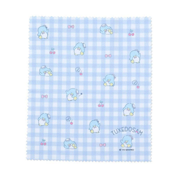 Tuxedosam Glasses Case with Cloth Gingham Sanrio Japan