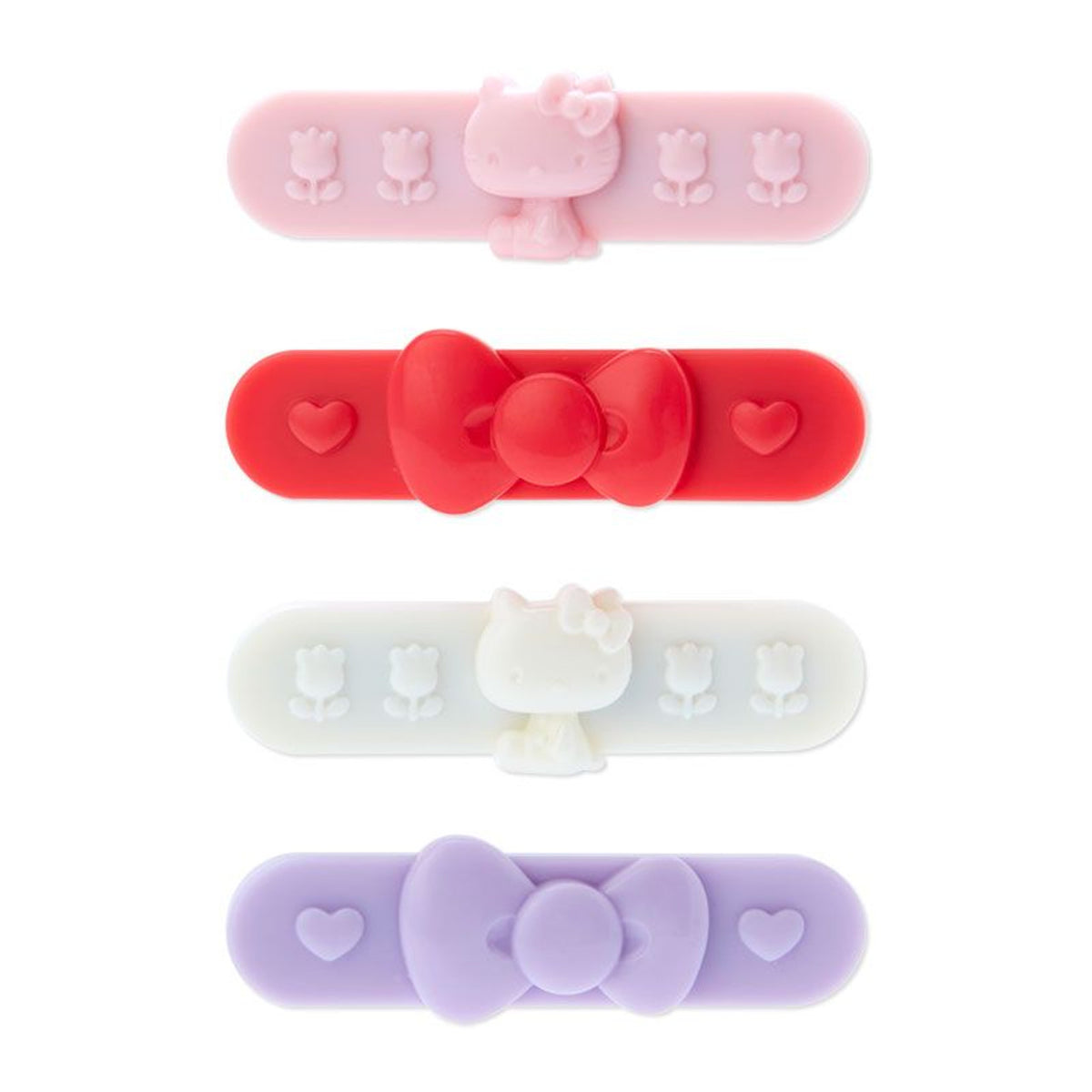 Hello Kitty Mini Hair Clip Set Sanrio Japanese Bow Hair Barrette (1 set)