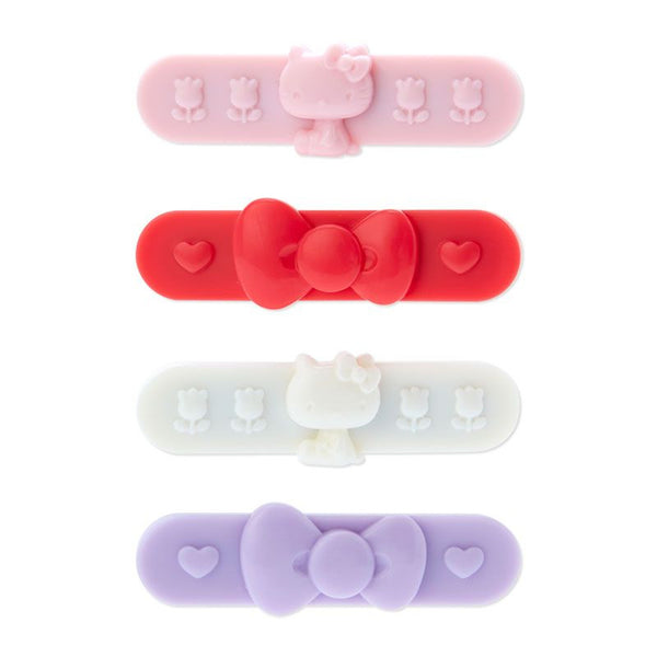 Hello Kitty Mini Hair Clip Set Sanrio Japanese Bow Hair Barrette (1 set)