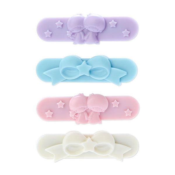 Little Twin Stars Mini Hair Clip Set Sanrio Japanese Bow Hair Barrette (1 set)