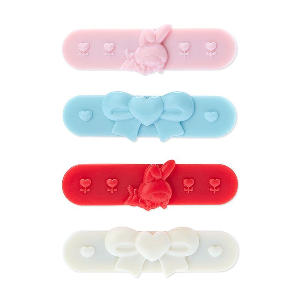 My Melody Mini Hair Clip Set Sanrio Japanese Bow Hair Barrette (1 set)