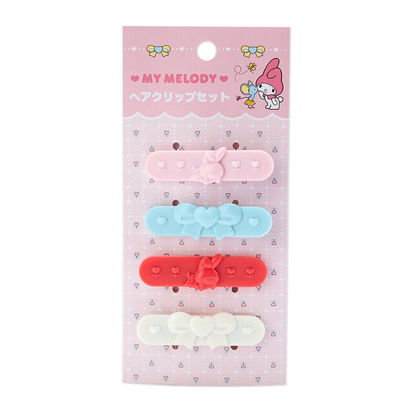 My Melody Mini Hair Clip Set Sanrio Japanese Bow Hair Barrette (1 set)