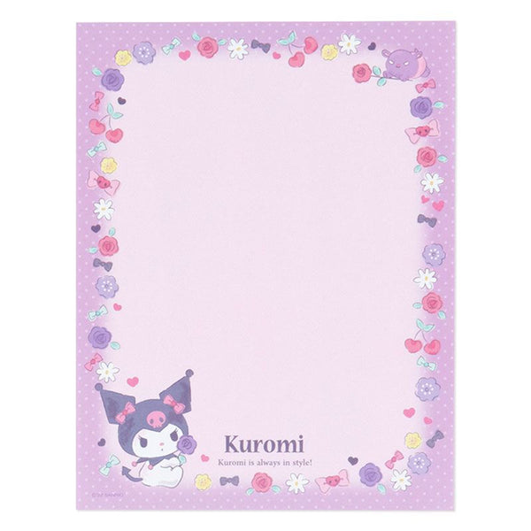 Kuromi Deluxe Letter Set with Stickers Sanrio Stationery (1 set)