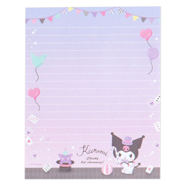 Kuromi Deluxe Letter Set with Stickers Sanrio Stationery (1 set)
