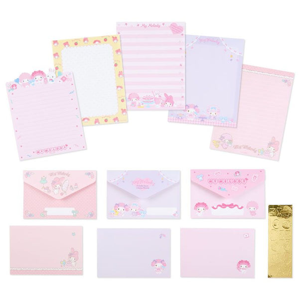 My Melody Deluxe Letter Set with Stickers Sanrio Stationery (1 set)